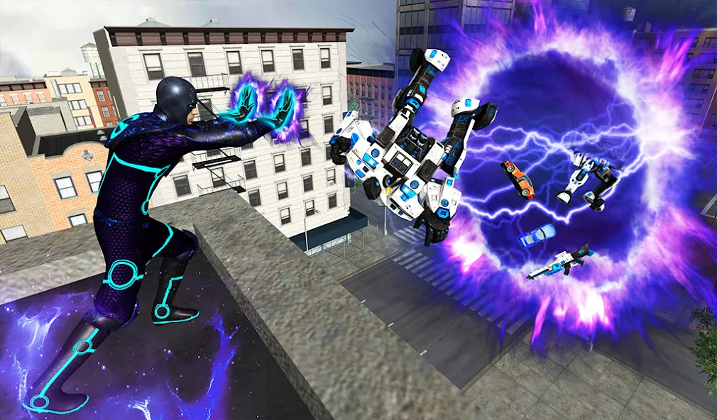 Black Hole Superhero Fighter gameplay screenshot 4