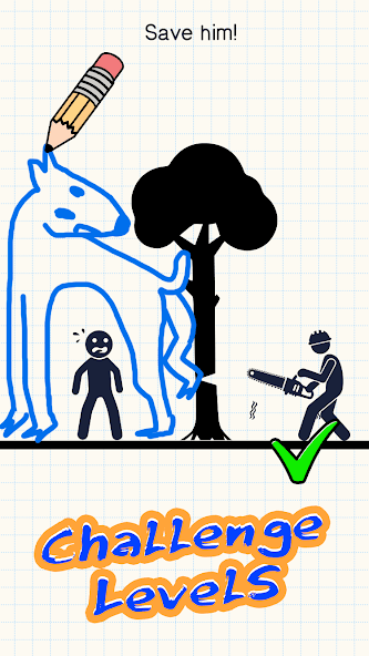 Save Stickman: Tricky Puzzle screenshot 4