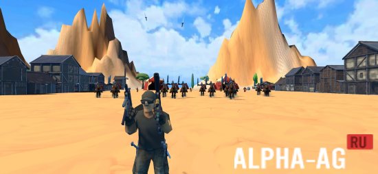 Hacked 1 Gunner vs 100 Swordsmen screenshot 2