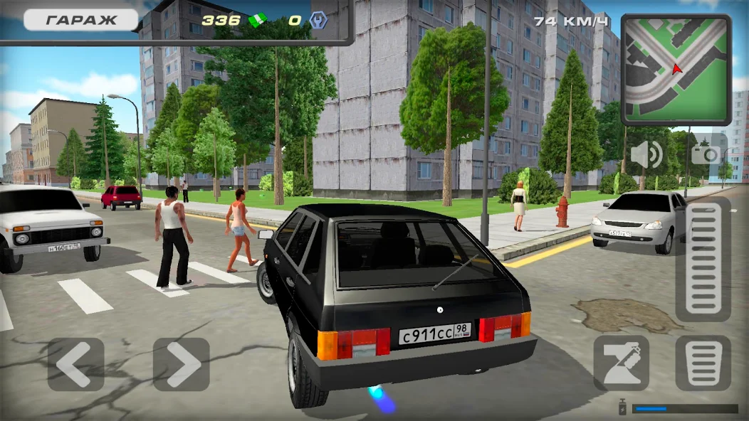 Lada 2109 Russian Car Driver screenshot 2