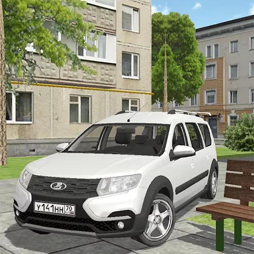 Lada Largus - Car Game