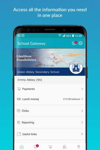 School Gateway Screenshot 1