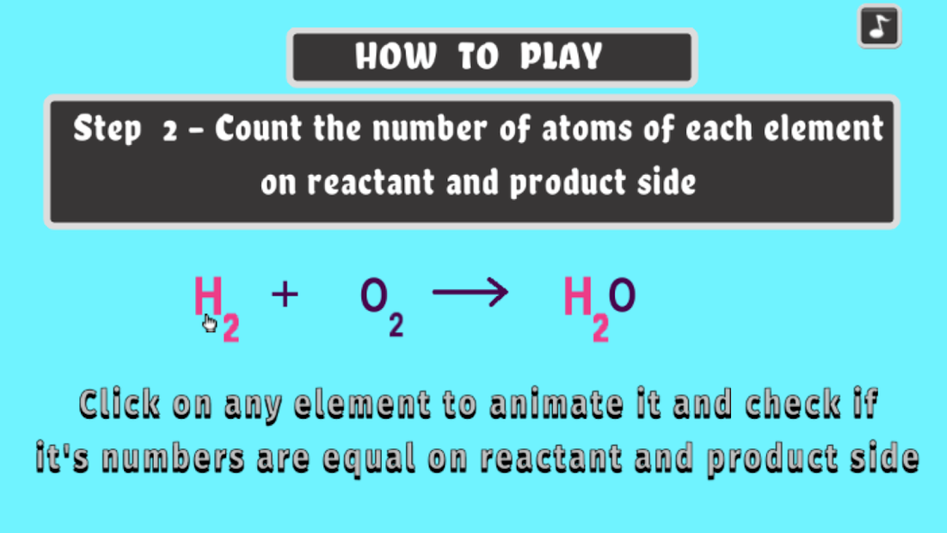 Balancing Chemical Equations screenshot 2