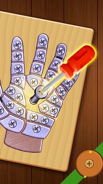Screw and Nuts: Wood Puzzle screenshot 2