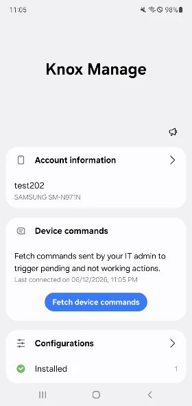 Knox Manage screenshot 1