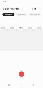 Samsung Voice Recorder screenshot 1