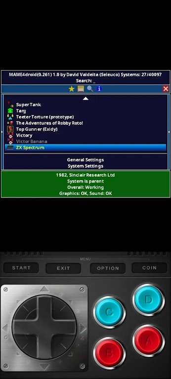 MAME4droid 2024 (0.271) screenshot 8