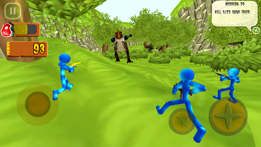 Stickman Dinosaur Hunter screenshot 3