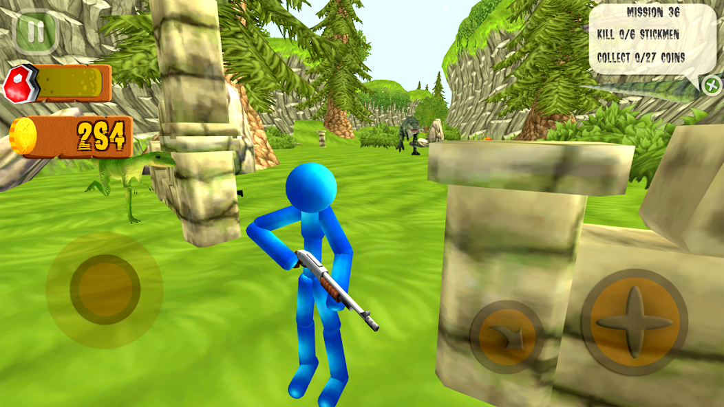 Stickman Dinosaur Hunter screenshot 5