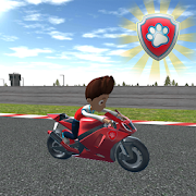 Paw Ryder Moto Patrol Race 3D screenshot 1