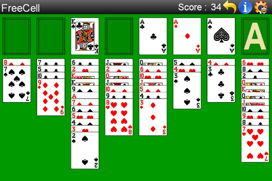 FreeCell screenshot 1
