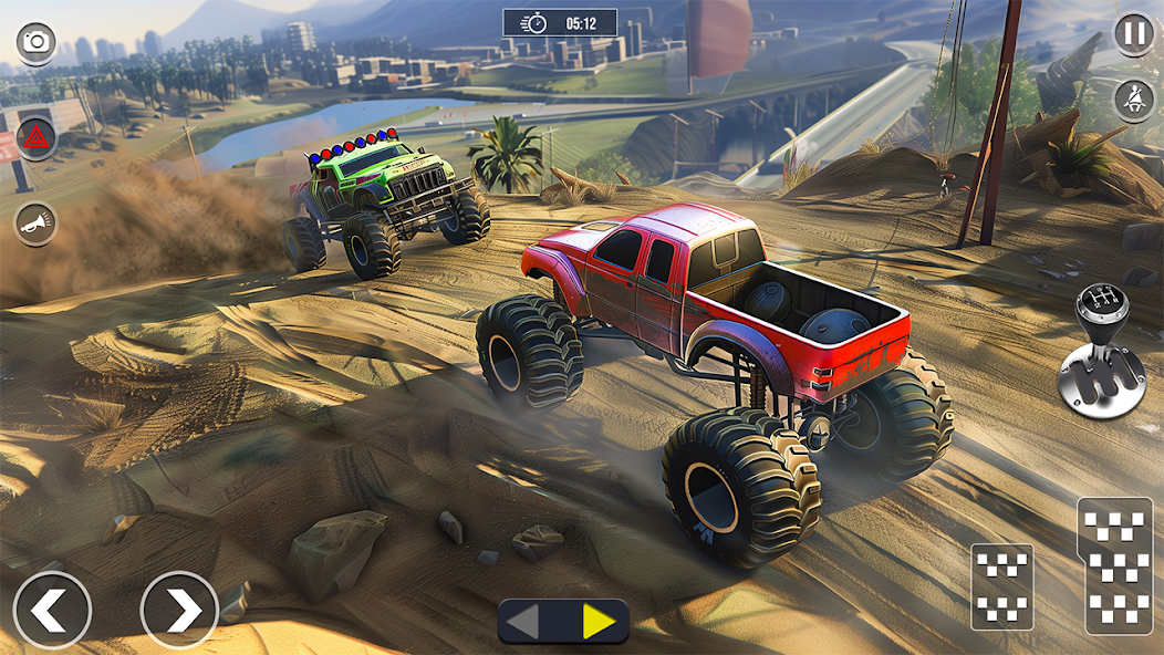 Offroad Monster Truck Hill Race screenshot 2