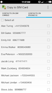 Copy to SIM Card Pro screenshot 2
