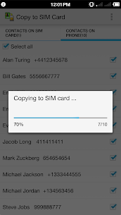 Copy to SIM Card Pro screenshot 4