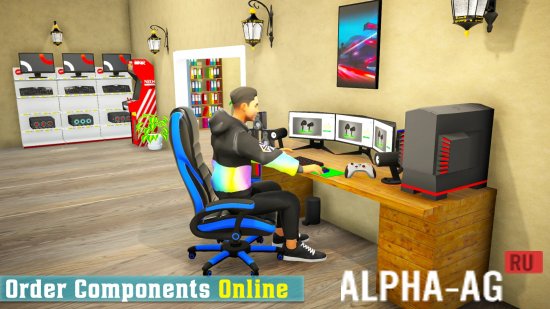 Взломанная Gaming PC Building Simulator screenshot 5