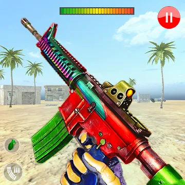 Shooting Games 3D: Cover Fire Real Commando screenshot 1