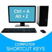 Computer keyboard shortcut keys