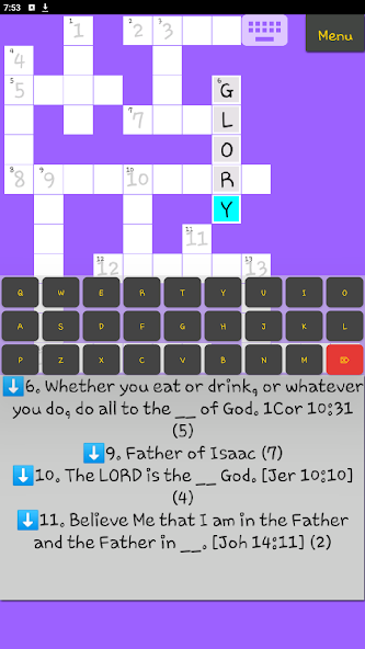 Bible Crossword screenshot 4