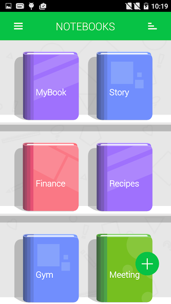 Notebooks screenshot 1