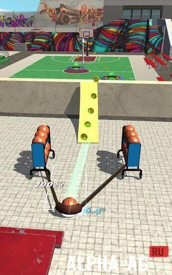 Slingshot Basketball! screenshot 2