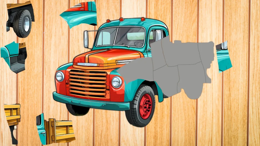 Retro Cars Puzzles for Kids screenshot 1