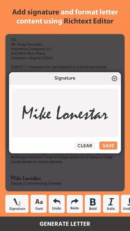 Professional Letterhead Maker screenshot 5