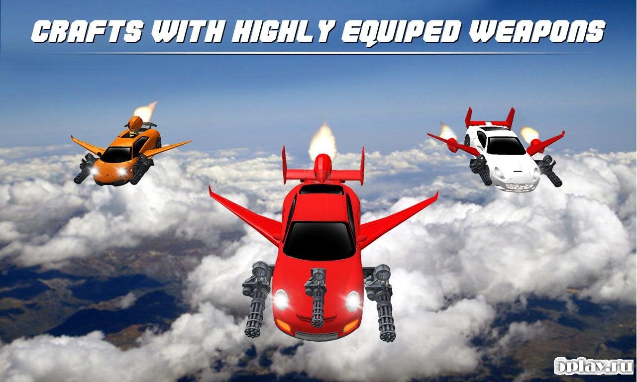 Flying Car Shooting Battle Adventure War Simulator