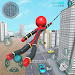 Rope Hero Spider Stickman War gameplay screenshot 1