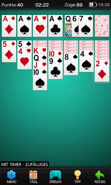 Solitaire screenshot 2