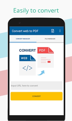 Convert web to PDF 4.8.10 Screenshot 1