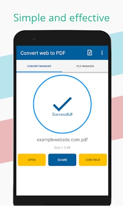 Convert web to PDF 4.8.10 Screenshot 2