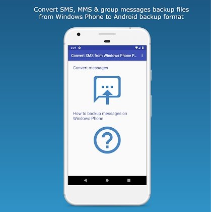 Import SMS from Windows Phone PRO – screenshot 1