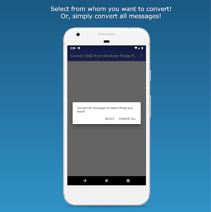 Import SMS from Windows Phone PRO – screenshot 2