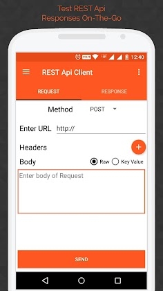 REST API Client Android screenshot 1