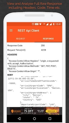 REST API Client Android screenshot 2