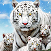 Snow Tiger Family Simulator 3D gameplay screenshot 1