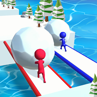 Snow Race 3D: Ice Bridge Run screenshot 1