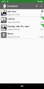 Dictadroid - Voice Recorder screenshot 2