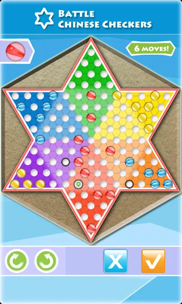 Battle Chinese Checkers screenshot 1