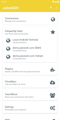 JuiceSSH - SSH Client 2.1.4 screenshot 1