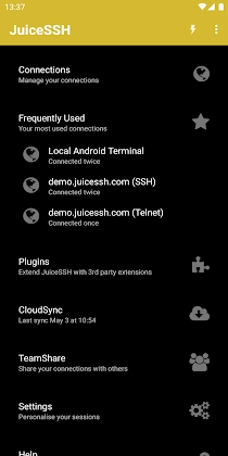 JuiceSSH - SSH Client 2.1.4 screenshot 2