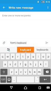Xperia Keyboard screenshot 1