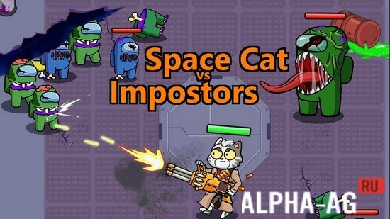 Space Cat vs Impostors screenshot 1