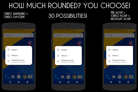 Rounded UI Pie/Oreo/Samsung/Oxygen screenshot 1