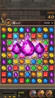 Jewels Temple Quest : Match 3 [HACKED] v 1.4.9 screenshot 1