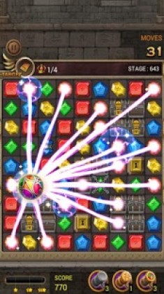 Jewels Temple Quest : Match 3 [HACKED] v 1.4.9 screenshot 2