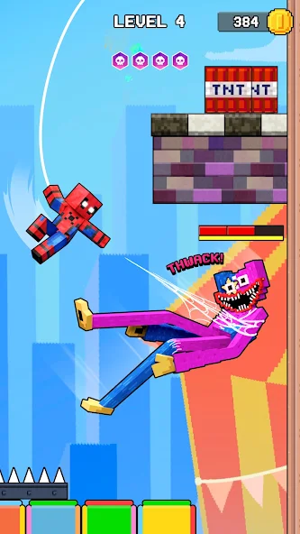 Spider Rope Shooting Monster screenshot 5