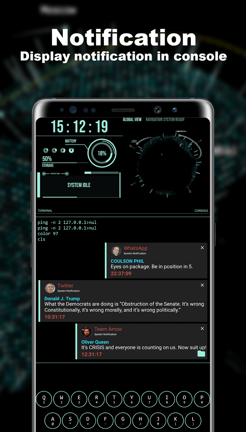 Hacker Theme Launcher screenshot 5