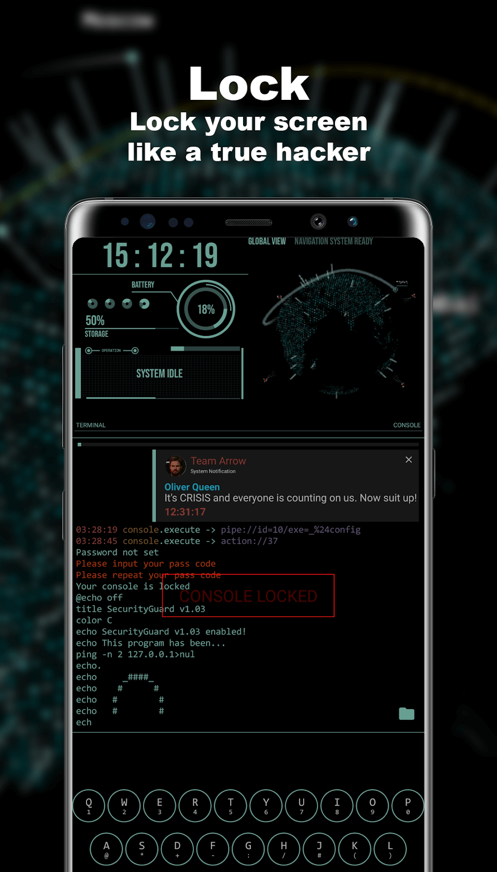 Hacker Theme Launcher screenshot 6