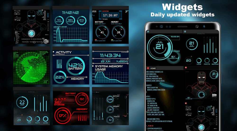 Futuristic Launcher screenshot 2